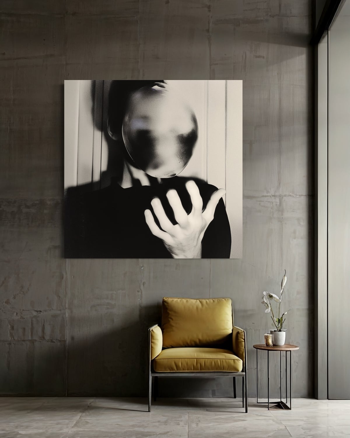 held together by what was lost in room setting